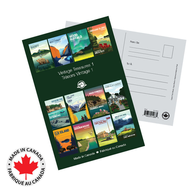 Cartes postales Trésors Vintage 1 - paquet de 27